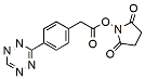 Molecular structure of the compound: Tetrazine-NHS ester