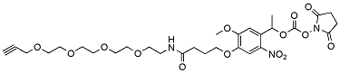 Molecular structure of the compound: PC Alkyne-PEG4-NHS carbonate ester