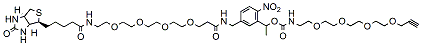 Molecular structure of the compound: PC-Biotin-PEG4-PEG4-alkyne