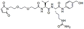 Molecular structure of the compound: Mal-PEG2-Val-Cit-PAB-OH