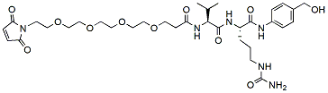 Molecular structure of the compound: Mal-PEG4-Val-Cit-PAB-OH