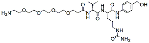 Molecular structure of the compound: NH2-PEG4-Val-Cit-PAB-OH