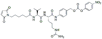 Molecular structure of the compound: MC-Val-Cit-PAB-PNP