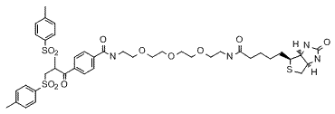 Molecular structure of the compound: Bis-sulfone-PEG3-Biotin