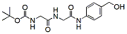 Molecular structure of the compound: Boc-Gly-Gly-N-[4-(hydroxymethyl)phenyl]