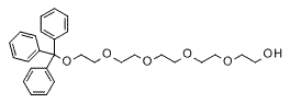 Molecular structure of the compound: Tr-PEG6