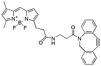 Molecular structure of the compound: BDP FL DBCO
