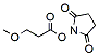 Molecular structure of the compound: m-PEG1-NHS ester