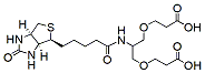 Molecular structure of the compound: 2-(Biotin-amido)-1,3-bis(carboxylethoxy)propane