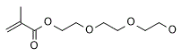 Molecular structure of the compound: Hydroxy-PEG3-2-methylacrylate