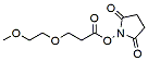 Molecular structure of the compound: m-PEG2-NHS ester