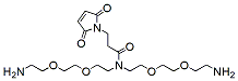 Molecular structure of the compound: N-Mal-N-bis(PEG2-amine) TFA salt