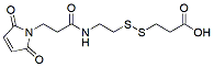 Molecular structure of the compound: Mal-NH-ethyl-SS-propionic acid