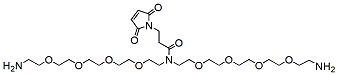 Molecular structure of the compound: N-Mal-N-bis(PEG4-amine) TFA salt