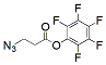Molecular structure of the compound: 3-Azidopropanoic acid-PFP ester