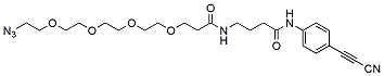 Molecular structure of the compound: APN-C3-PEG4-azide