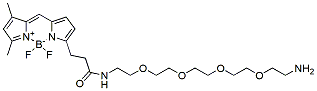 Molecular structure of the compound: BDP FL-PEG4-amine TFA salt