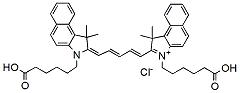 Molecular structure of the compound: Cy5.5 bis-acid
