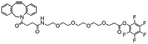Molecular structure of the compound: DBCO-PEG4-PFP ester