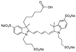 Molecular structure of the compound: BP Fluor 647 acid