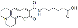 Molecular structure of the compound: Coumarin 343 X carboxylic acid