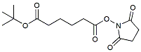 Molecular structure of the compound: 6-(tert-Butoxy)-6-oxohexanoic NHS ester