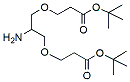 Molecular structure of the compound: 2-Amino-1,3-bis(t-butoxycarbonylethoxy)propane