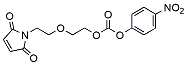 Molecular structure of the compound: Mal-PEG1-PNP-carbonate