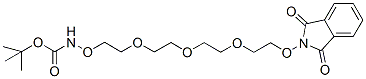 Molecular structure of the compound: t-Boc-Aminooxy-PEG4-isoindoline-1,3-dione