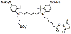 Molecular structure of the compound: Cyanine 650 NHS