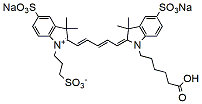 Molecular structure of the compound: Cyanine 650 acid