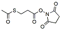 Molecular structure of the compound: 3-(Acetylthio)propionic acid N-succinimidyl ester