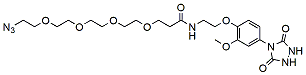 Molecular structure of the compound: PTDA-PEG4-Azide
