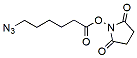 Molecular structure of the compound: Azido-Aca-NHS