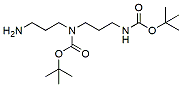 Molecular structure of the compound: 1,5-Bis-Boc-1,5,9-triazanonane