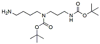 Molecular structure of the compound: 1,5-Bis-Boc-1,5,10-triazadecane