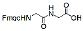 Molecular structure of the compound: Fmoc-Gly-Gly-OH