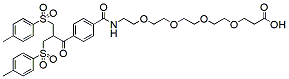 Molecular structure of the compound: Bis-sulfone-PEG4-Acid