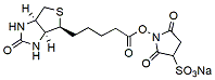 Molecular structure of the compound: Sulfo-NHS-Biotin