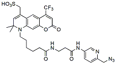 Molecular structure of the compound: BP Fluor 430 Picolyl Azide