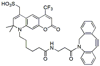 Molecular structure of the compound: BP Fluor 430 DBCO