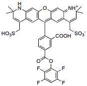 Molecular structure of the compound: BP Fluor 568 TFP Ester