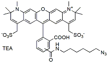 Molecular structure of the compound: BP Fluor 594 Azide