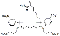 Molecular structure of the compound: BP Fluor 647 Hydrazide