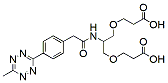 Molecular structure of the compound: Methyltetrazine-amido-bis-(carboxyethoxymethyl)-methane