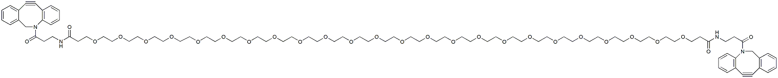 Molecular structure of the compound: DBCO-PEG24-DBCO