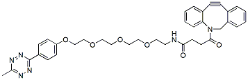 Molecular structure of the compound: Methyltetrazine-PEG4-DBCO