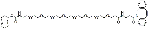 Molecular structure of the compound: TCO-PEG8-DBCO