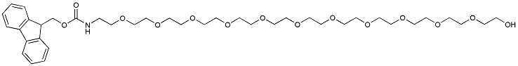 Molecular structure of the compound: Fmoc-PEG12-alcohol