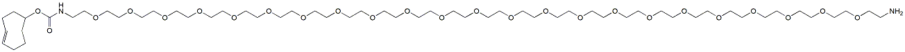 Molecular structure of the compound: TCO-PEG23-amine